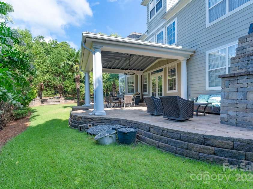 779 Fairway Point Drive, Tega Cay, SC 29708.  MLS# CAR4285741, YatesRealty ID 31157. Rear Yard and Patio