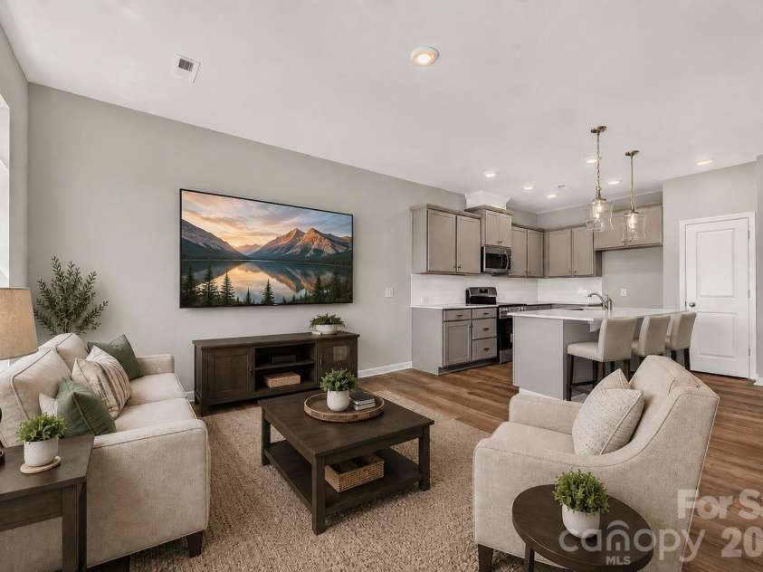 6539 Fire Lily Lane, Charlotte, NC 28216.  MLS# CAR4380525, YatesRealty ID 31158. Virtual Staging in this picture.