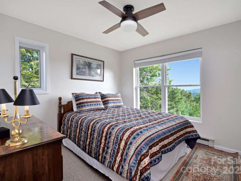 367 Skyleaf Drive, Banner Elk, NC 28604.  MLS# CAR4251134, YatesRealty ID 3116. Primary Bedroom