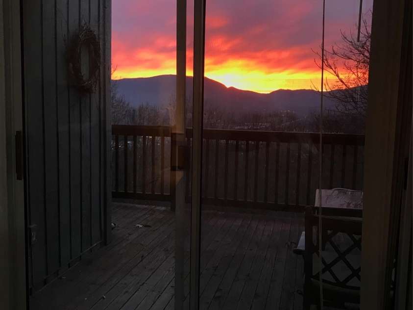 432 Windswept Drive, Asheville, NC 28801.  MLS# CAR4194301, YatesRealty ID 3116. Unfiltered Sunrise from your bedroom.