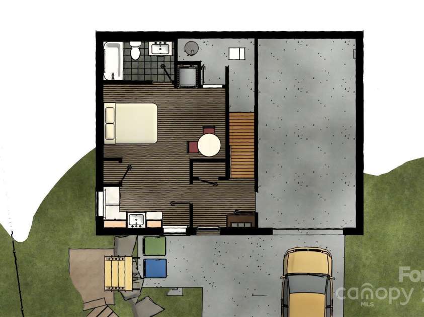 64 Longview Road, Asheville, NC 28806.  MLS# CAR4286389, YatesRealty ID 31162. Ideas for finishing basement