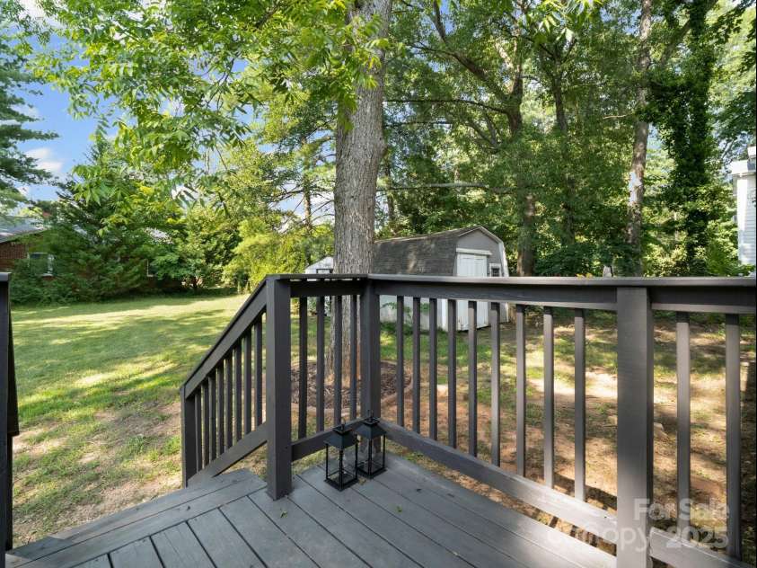 616 Marion Street, Shelby, NC 28150.  MLS# CAR4274175, YatesRealty ID 31178. Rear deck