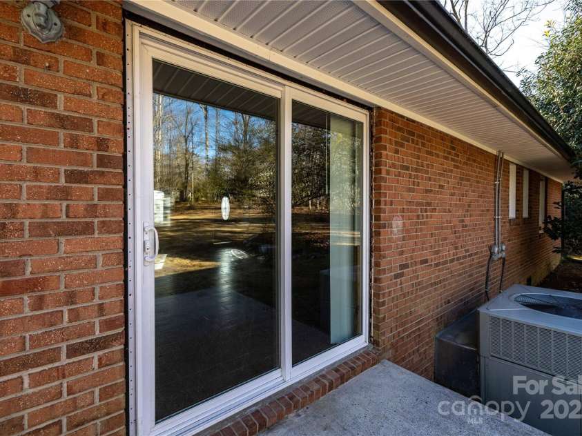 206 Fox Den Road, Troy, NC 27371.  MLS# CAR4209454, YatesRealty ID 3119. Back door