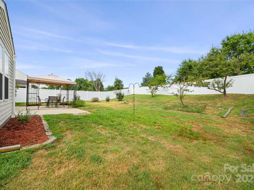 2008 Astoria Drive, Monroe, NC 28110.  MLS# CAR4288300, YatesRealty ID 31191. Backyard