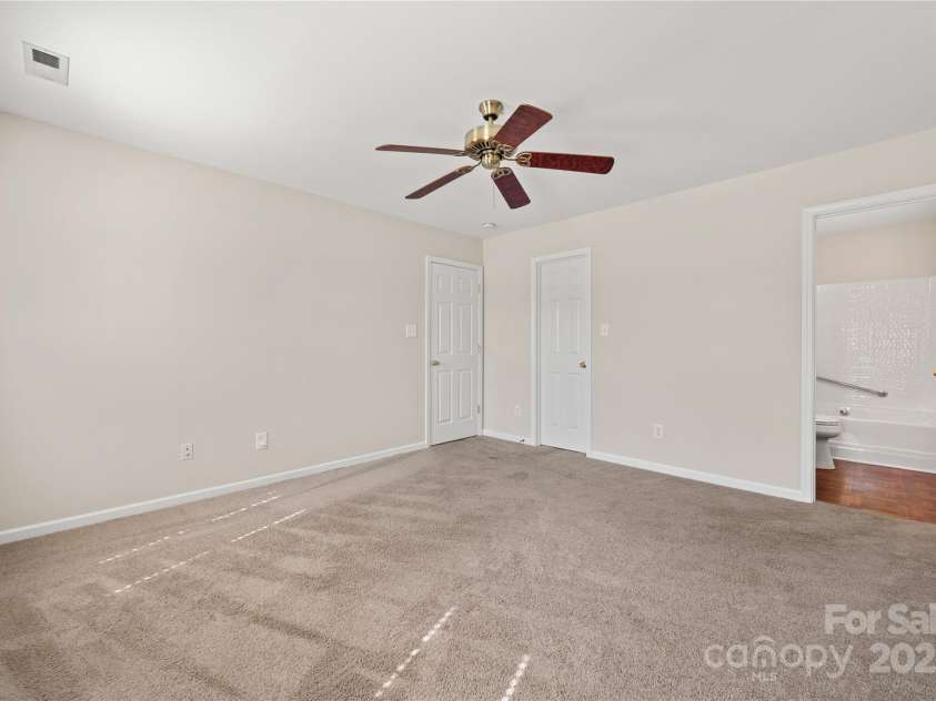2008 Astoria Drive, Monroe, NC 28110.  MLS# CAR4288300, YatesRealty ID 31191. Primary Bedroom