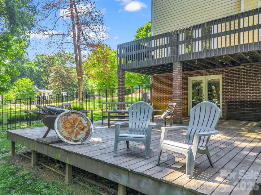 2720 Steeplechase Road, Gastonia, NC 28056.  MLS# CAR4393681, YatesRealty ID 31193. Back lower deck