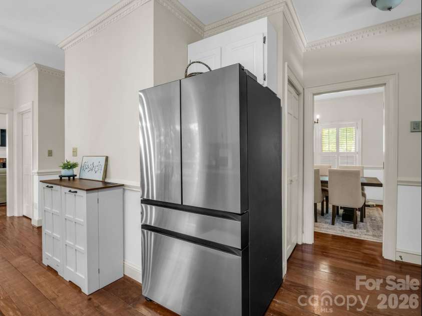 2720 Steeplechase Road, Gastonia, NC 28056.  MLS# CAR4393681, YatesRealty ID 31193. Kitchen - pantry area behind fridge