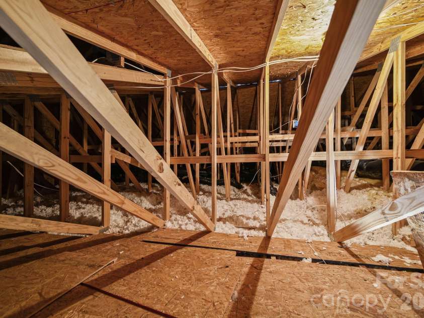 627 Smokehouse Lane, Albemarle, NC 28001.  MLS# CAR4412094, YatesRealty ID 31194. Attic Storage Space
