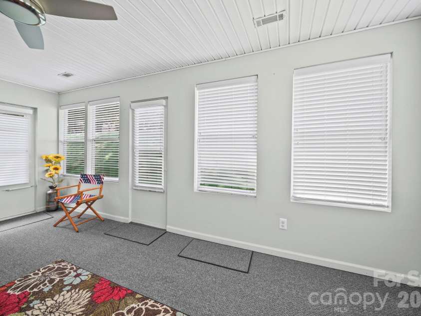 627 Smokehouse Lane, Albemarle, NC 28001.  MLS# CAR4412094, YatesRealty ID 31194. Sunroom