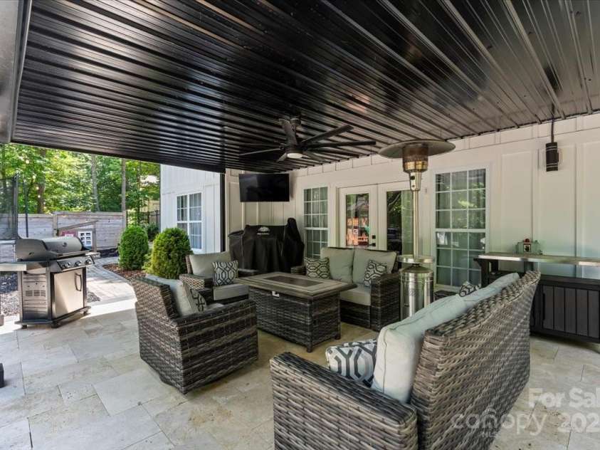 402 Wildlife Road, Troutman, NC 28166.  MLS# CAR4272681, YatesRealty ID 31205. Lower Patio (Connected to walkout lower level)
