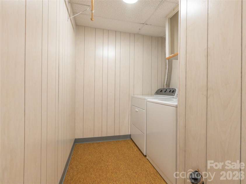 45 Mountain View Avenue, Black Mountain, NC 28711.  MLS# CAR4394810, YatesRealty ID 31210. 2nd laundry in basement with laundry shoot from 2 bathrooms on main level.
