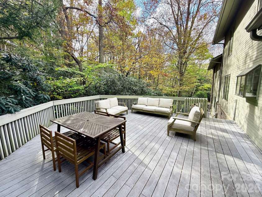 305 Sondley Drive, Asheville, NC 28805.  MLS# CAR4394793, YatesRealty ID 31217. Back Deck - Upper
