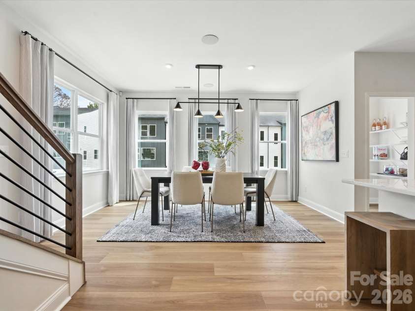 7937 Cedarsmith Court, Charlotte, NC 28217.  MLS# CAR4395047, YatesRealty ID 31235. Light filled dining space