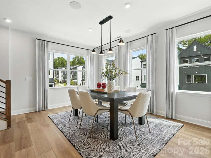 7937 Cedarsmith Court, Charlotte, NC 28217.  MLS# CAR4395047, YatesRealty ID 31235. Light filled dining space