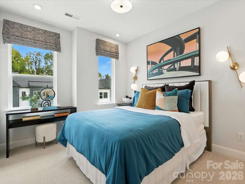 7937 Cedarsmith Court, Charlotte, NC 28217.  MLS# CAR4395047, YatesRealty ID 31235. Secondary bedroom