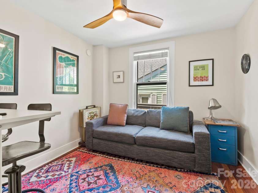 102 Courtland Avenue, Asheville, NC 28801.  MLS# CAR4390335, YatesRealty ID 31240. Back Bedroom or Office