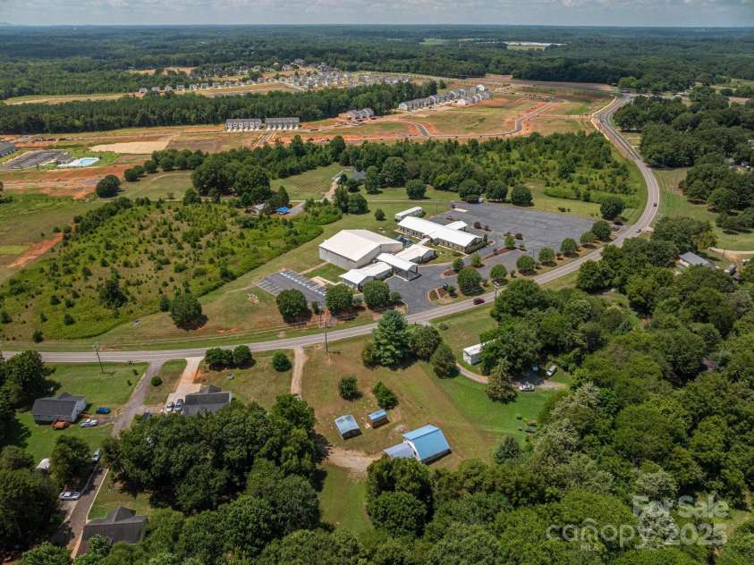 678 Clarks Creek Road, Lincolnton, NC 28092.  MLS# CAR4282349, YatesRealty ID 31242. 678 Clarks Creek Rd Aerial View #5