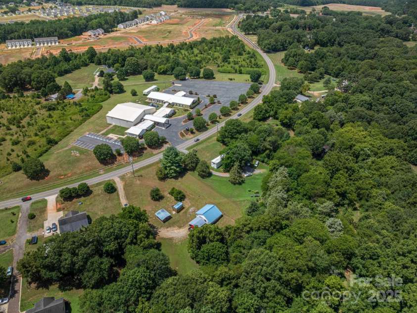 678 Clarks Creek Road, Lincolnton, NC 28092.  MLS# CAR4282349, YatesRealty ID 31242. 678 Clarks Creek Rd Aerial View #6