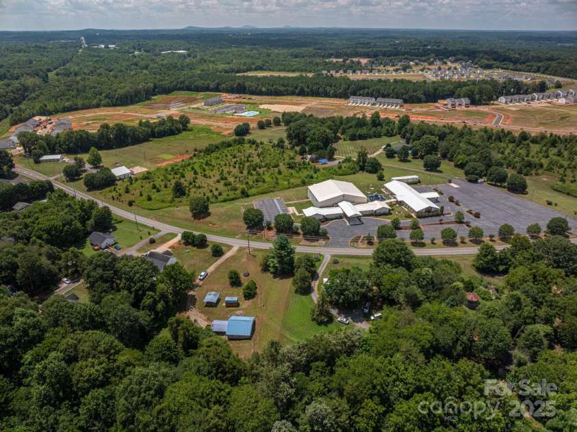 678 Clarks Creek Road, Lincolnton, NC 28092.  MLS# CAR4282349, YatesRealty ID 31242. 678 Clarks Creek Rd Aerial View #8