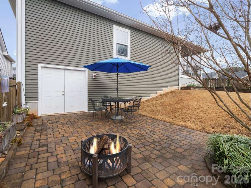 614 Downing Way, Landrum, SC 29356.  MLS# CAR4349559, YatesRealty ID 3125. Double doors to the basement for easy storage of large items