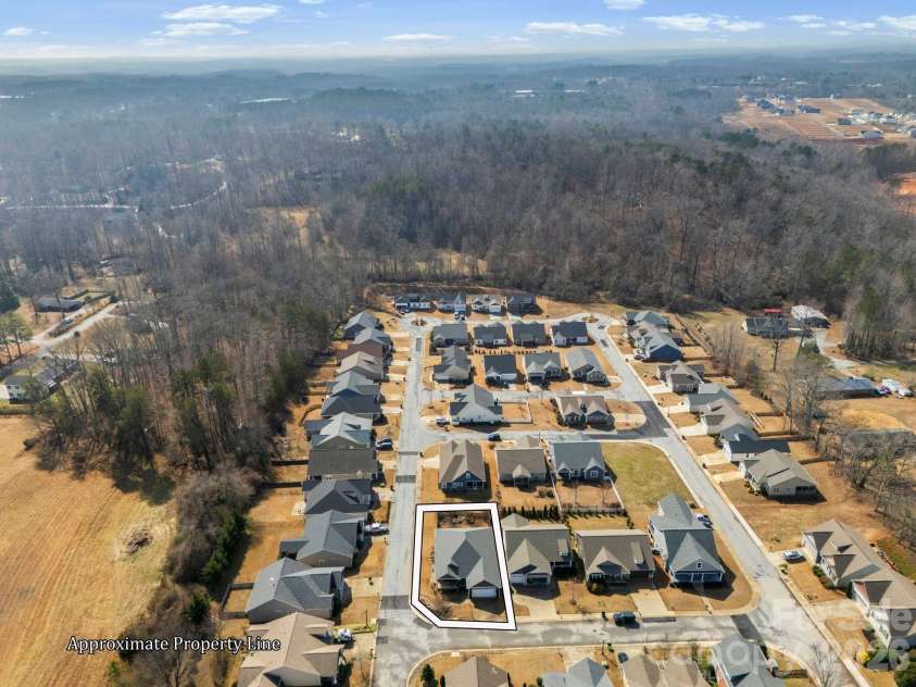 614 Downing Way, Landrum, SC 29356.  MLS# CAR4349559, YatesRealty ID 3125. Established community