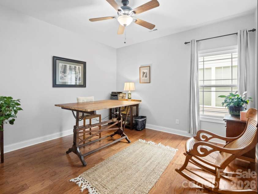 614 Downing Way, Landrum, SC 29356.  MLS# CAR4349559, YatesRealty ID 3125. Guest bedroom #2 currently used as an office