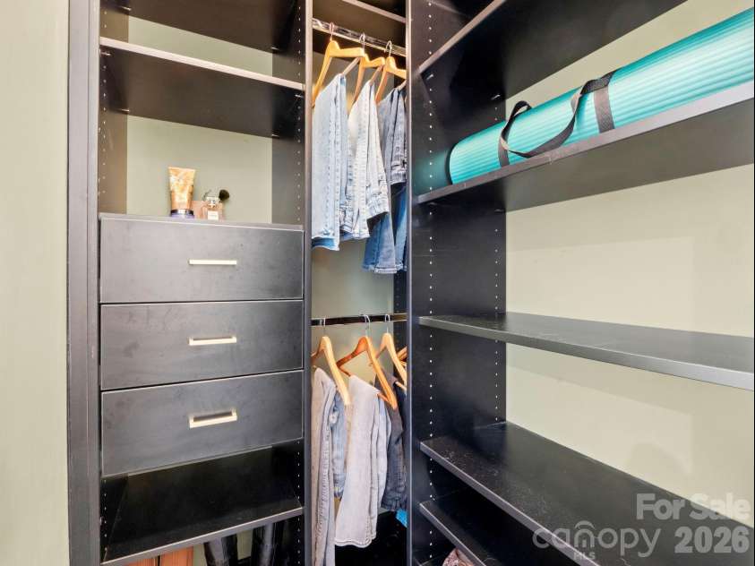 614 Downing Way, Landrum, SC 29356.  MLS# CAR4349559, YatesRealty ID 3125. Professional designed closets and pantry systems throughout the home