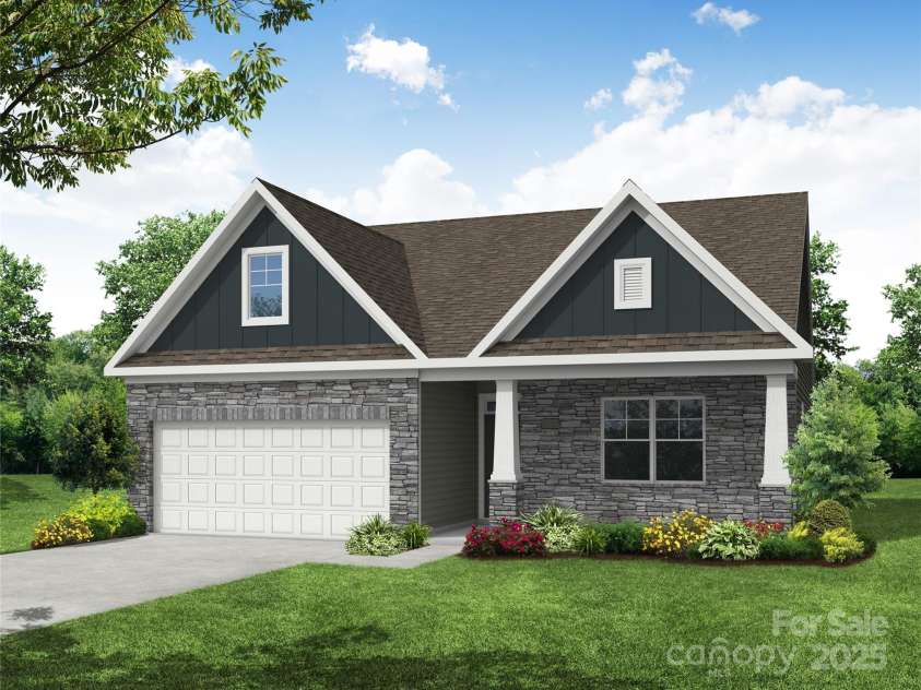 155 Prestwick Way, Mooresville, NC 28115.  MLS# CAR4286540, YatesRealty ID 31252. Homesite 36 features a Stanley E floorplan with front load garage.