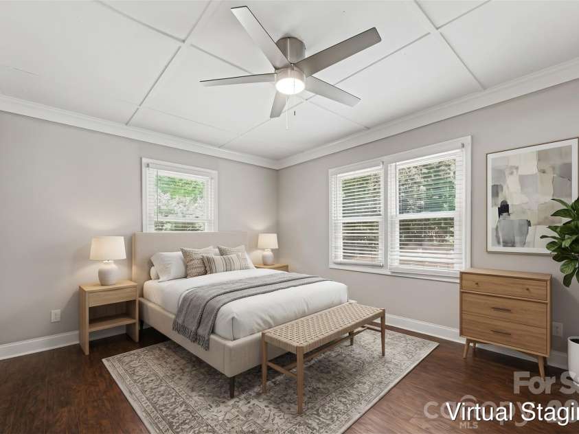 1126 Claremont Road, Charlotte, NC 28214.  MLS# CAR4393516, YatesRealty ID 31257. Virtually staged