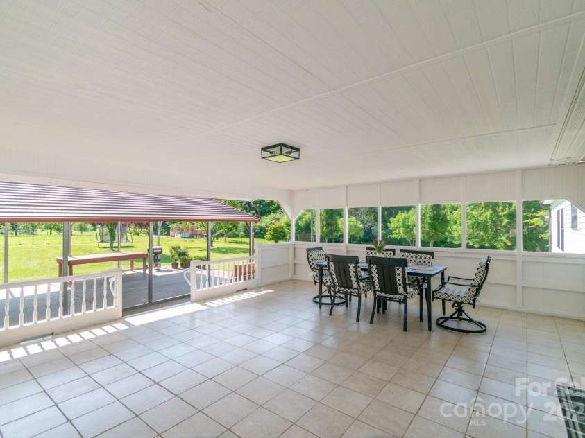 1909 Mountain Springs Church Road, Monroe, NC 28112.  MLS# CAR4269211, YatesRealty ID 31258. Rear Covered Porch