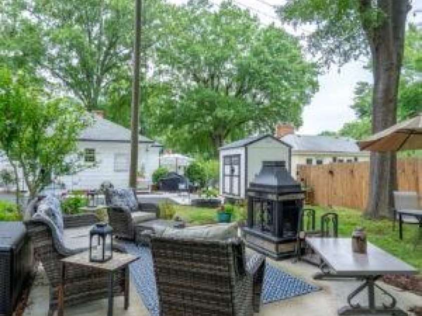 103 Hemlock Avenue, Kannapolis, NC 28081.  MLS# CAR4388584, YatesRealty ID 31260. Back Patio