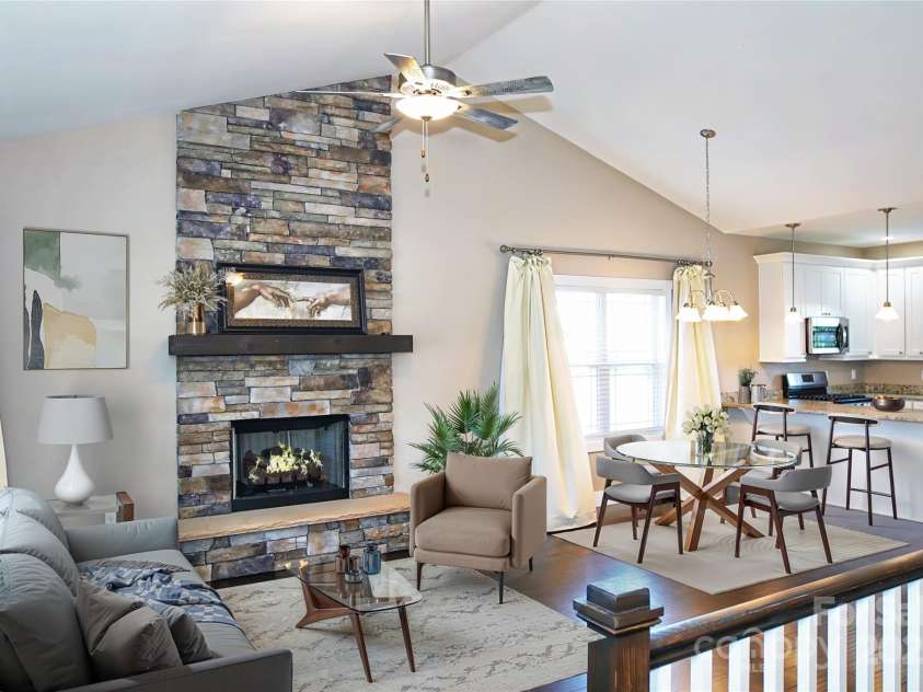 75 Leyland Circle, Hendersonville, NC 28792.  MLS# CAR4261557, YatesRealty ID 31266. Main level-Virtually staged