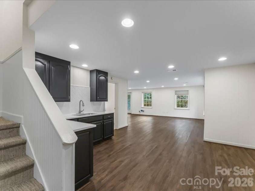 112 Parkland Street, Morganton, NC 28655.  MLS# CAR4345464, YatesRealty ID 3127. Basement kitchenette