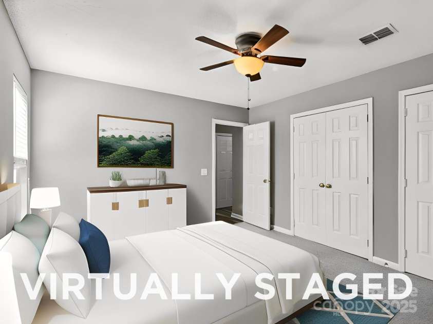 9003 Steelechase Drive, Charlotte, NC 28273.  MLS# CAR4288220, YatesRealty ID 31275. Bedroom - Virtually Staged
