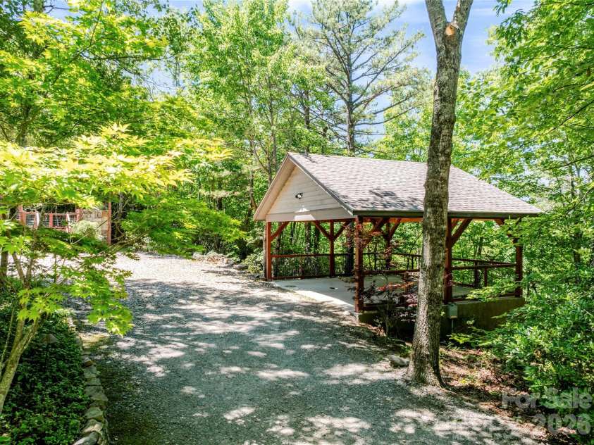 350 Winding Ridge Road, Black Mountain, NC 28711.  MLS# CAR4391914, YatesRealty ID 31277. Oversized Carport