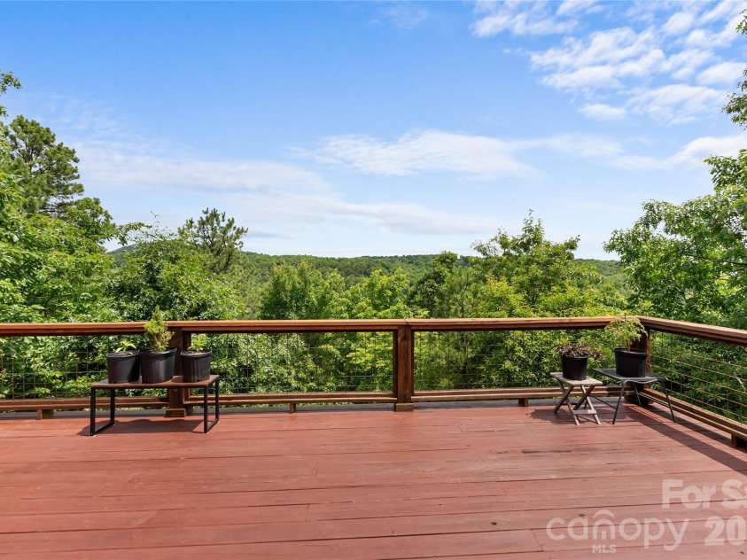 350 Winding Ridge Road, Black Mountain, NC 28711.  MLS# CAR4391914, YatesRealty ID 31277. View from cottage deck