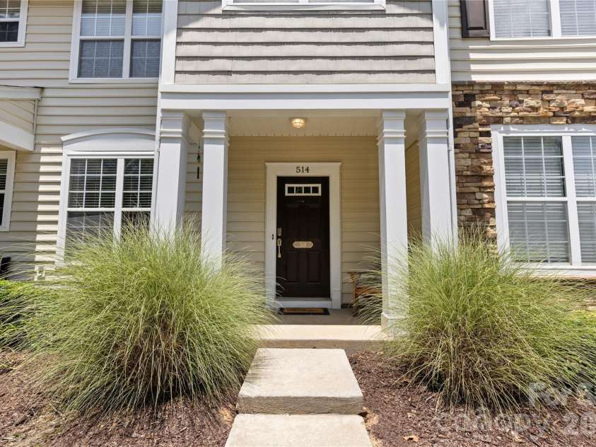 514 Bent Leaf Court, Fort Mill, SC 29708.  MLS# CAR4329080, YatesRealty ID 31282. Front Door 