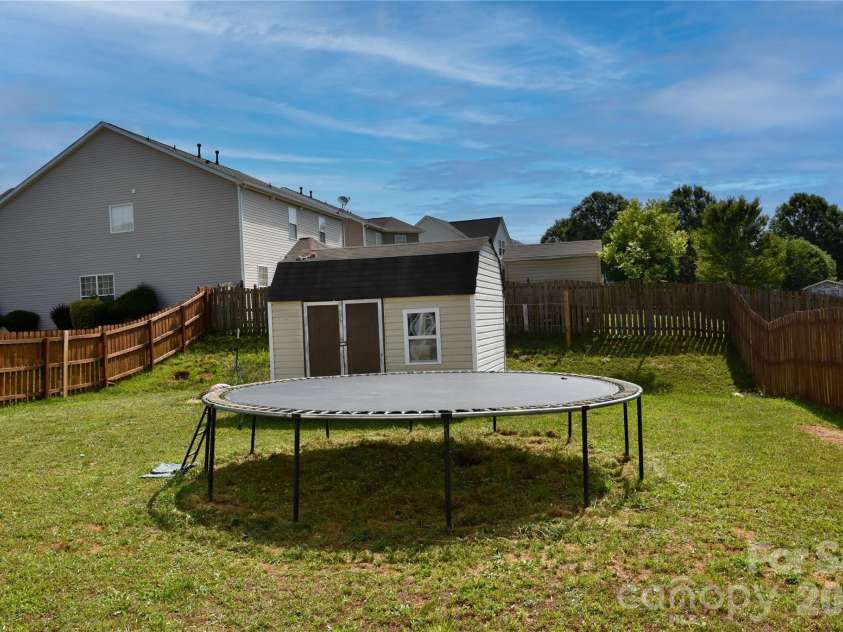 9007 Goldfields Drive, Charlotte, NC 28227.  MLS# CAR4383899, YatesRealty ID 31283. Backyard Picture 2