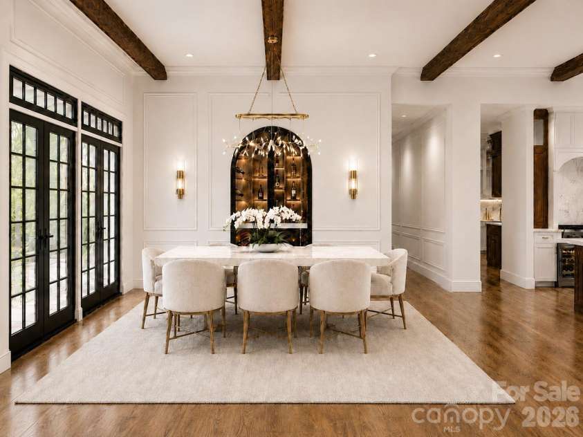 8810 Bartlett Road, Mint Hill, NC 28227.  MLS# CAR4388837, YatesRealty ID 31286. Dining Room Conceptual Designs Render