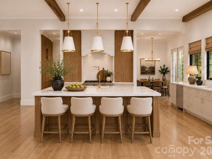 8810 Bartlett Road, Mint Hill, NC 28227.  MLS# CAR4388837, YatesRealty ID 31286. Kitchen - Conceptual Designs Render