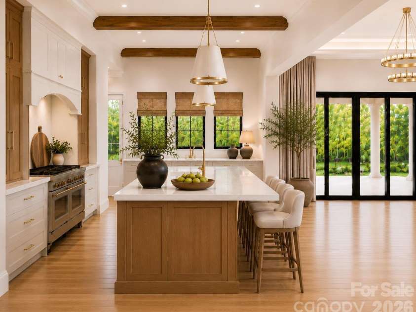 8810 Bartlett Road, Mint Hill, NC 28227.  MLS# CAR4388837, YatesRealty ID 31286. Kitchen - Conceptual Designs Render