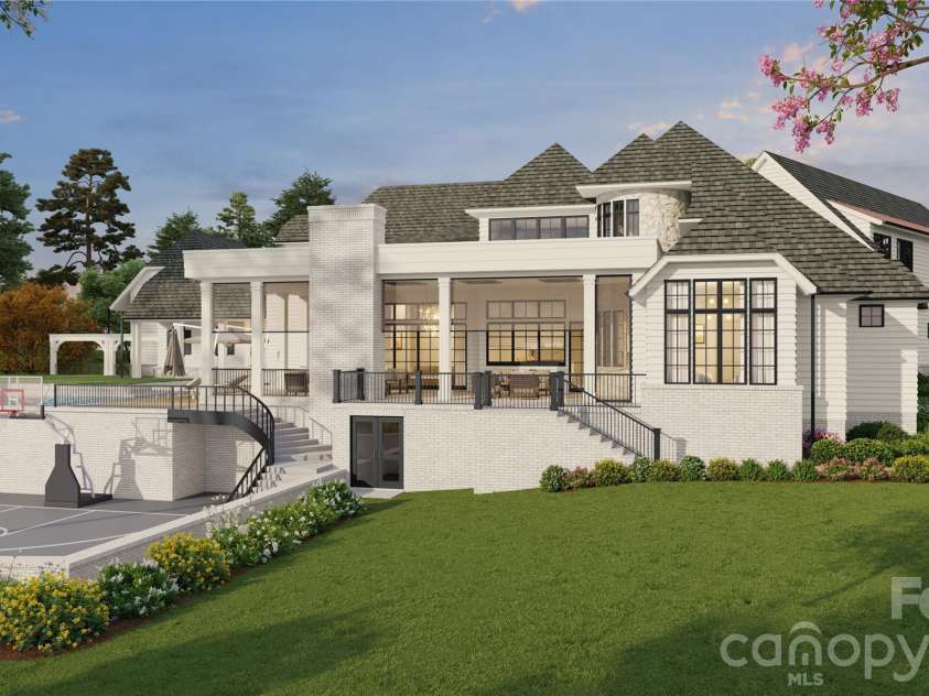 8810 Bartlett Road, Mint Hill, NC 28227.  MLS# CAR4388837, YatesRealty ID 31286. Option 1 HEP Rear Render