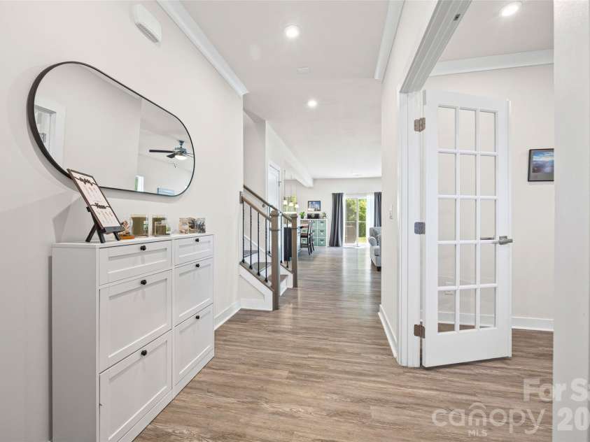 10295 October Glory Way, Charlotte, NC 28215.  MLS# CAR4389910, YatesRealty ID 31295. VIEW FROM FRONT DOOR