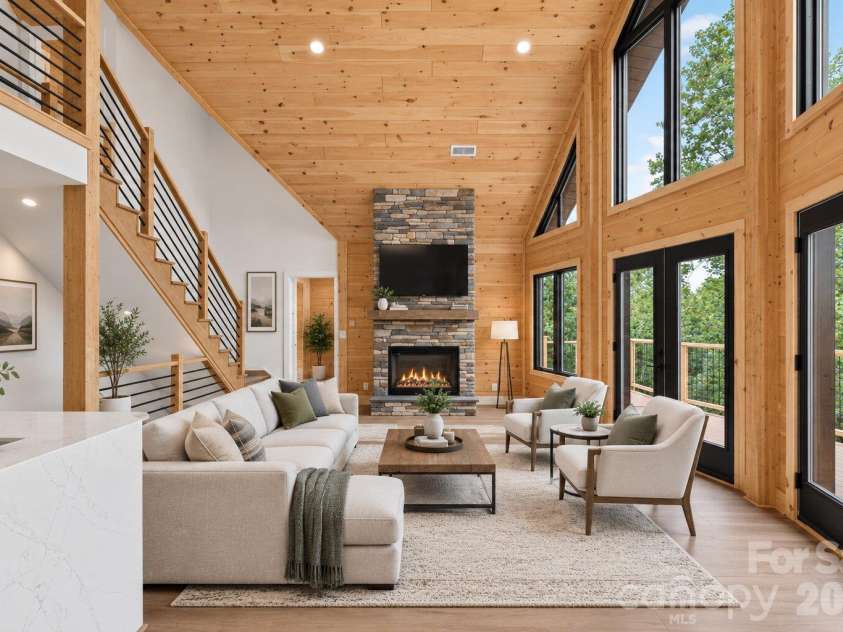 2199 Castle Peak Mountain, Connelly Springs, NC 28612.  MLS# CAR4389666, YatesRealty ID 31305. Virtually Staged