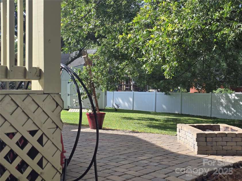 403 Stevens Street, China Grove, NC 28023.  MLS# CAR4281584, YatesRealty ID 31308. Patio/Fire pit area