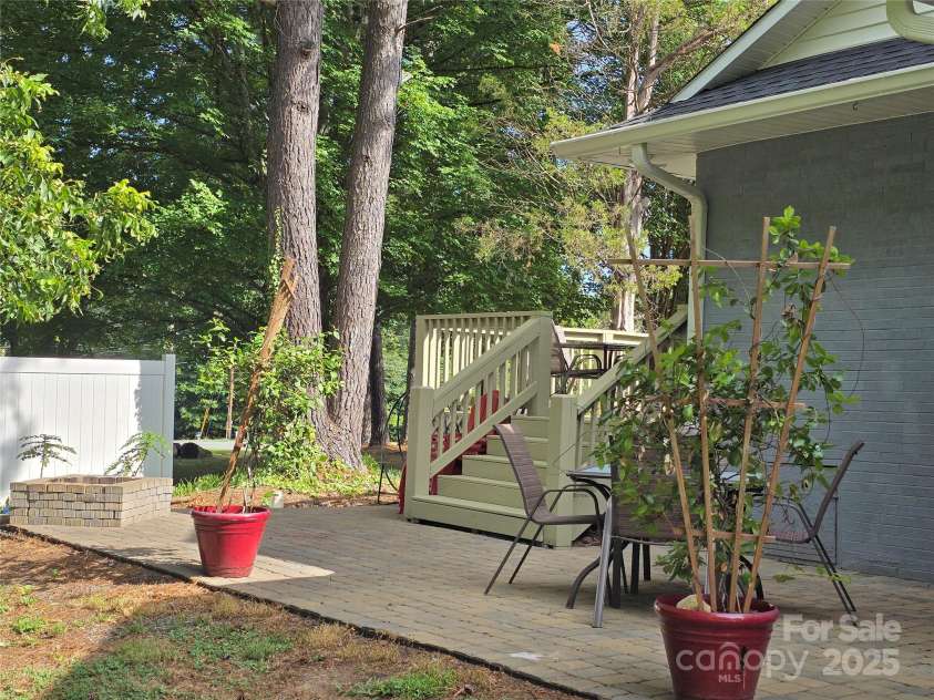 403 Stevens Street, China Grove, NC 28023.  MLS# CAR4281584, YatesRealty ID 31308. Rear Patio