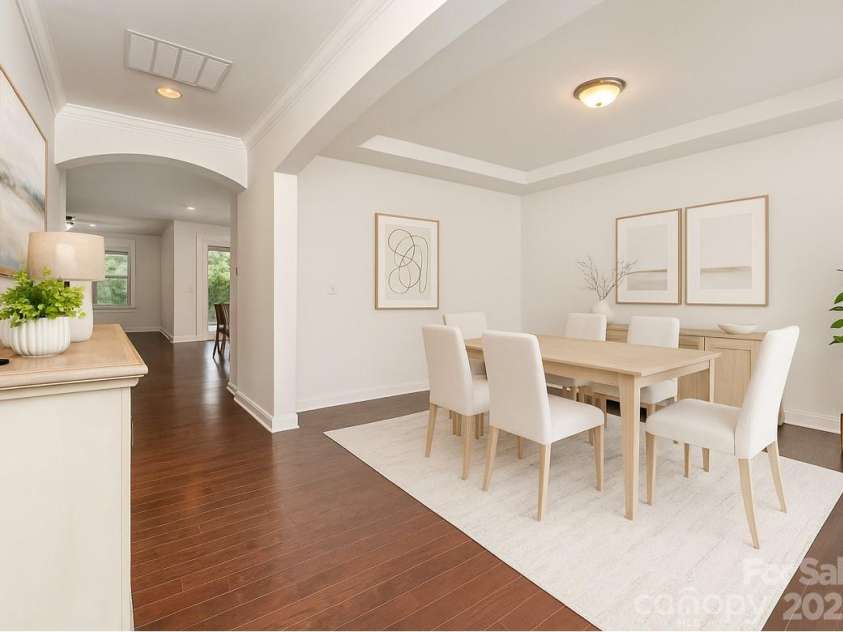 755 Lagan Court, Fort Mill, SC 29715.  MLS# CAR4263619, YatesRealty ID 31314. Virtually staged dining room