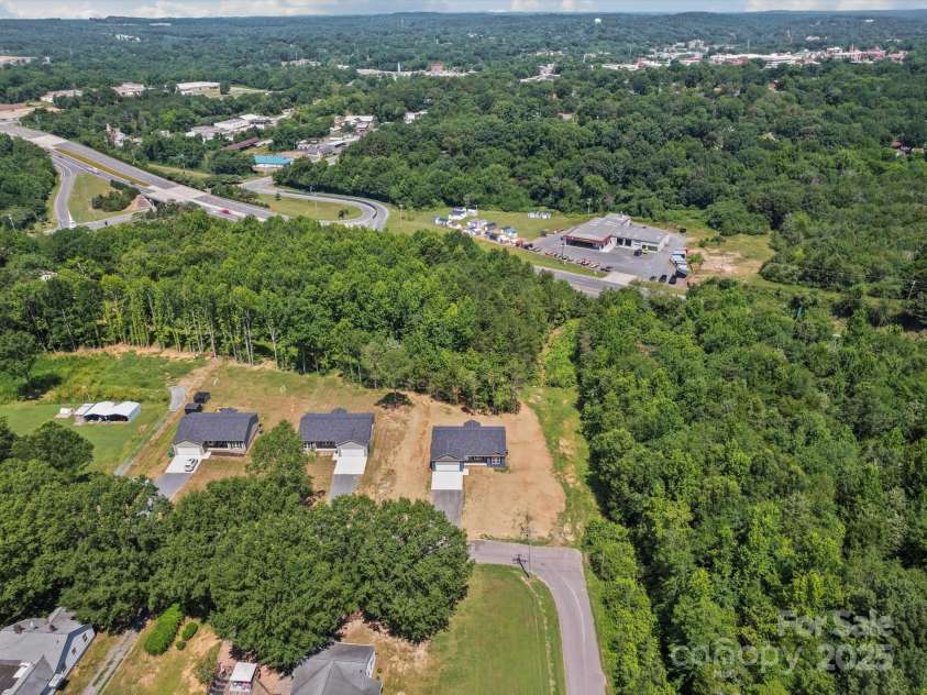 205 Hill Avenue, Albemarle, NC 28001.  MLS# CAR4278503, YatesRealty ID 31318. Drone Aerial View