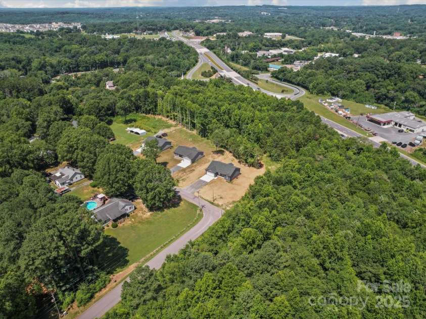 205 Hill Avenue, Albemarle, NC 28001.  MLS# CAR4278503, YatesRealty ID 31318. Drone Aerial View