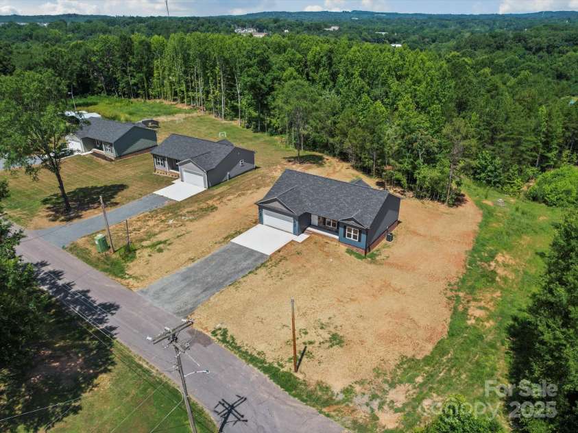 205 Hill Avenue, Albemarle, NC 28001.  MLS# CAR4278503, YatesRealty ID 31318. Drone Aerial View